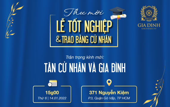 THƯ MỜI TÂN CỬ NHÂN